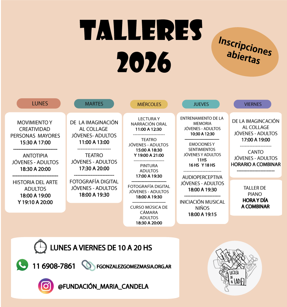 Imagen de Talleres 2026